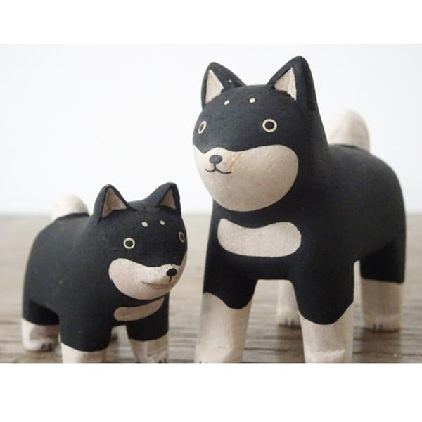 T-lab polepole animal Family Set Shiba Dog