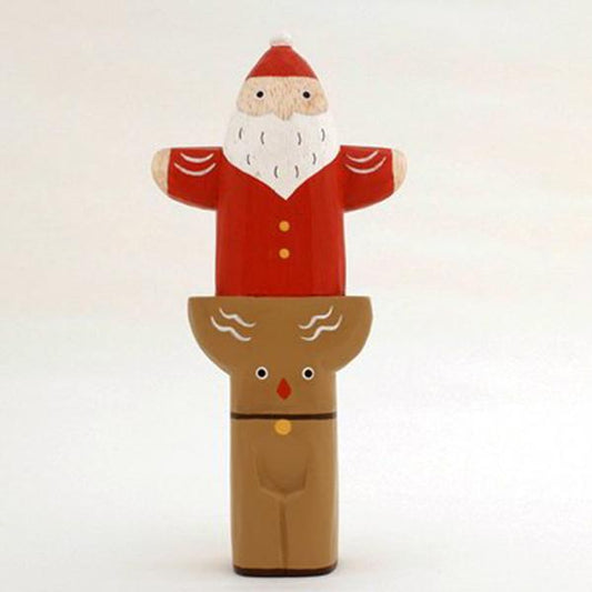 T-lab Holiday totem pole series / Santa Claus reindeer