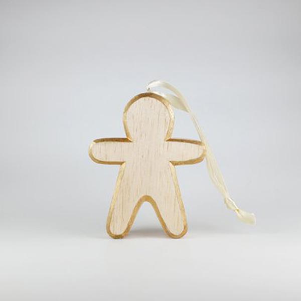 T-lab Holiday Nordic Wood Object / Gingerbread Man