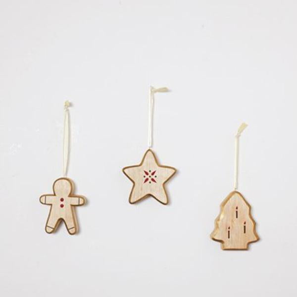 T-lab Holiday Nordic Wood Object / Star