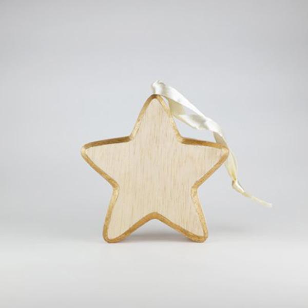 T-lab Holiday Nordic Wood Object / Star