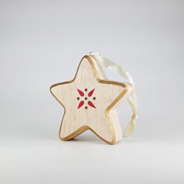 T-lab Holiday Nordic Wood Object / Star