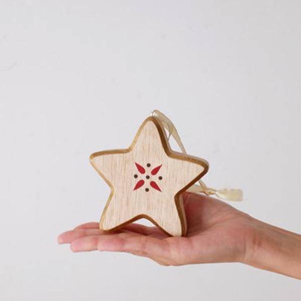 T-lab Holiday Nordic Wood Object / Star