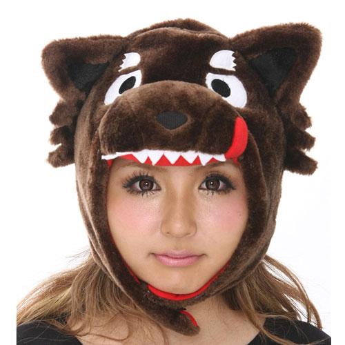 SAZAC Wolf Kigurumi Cap