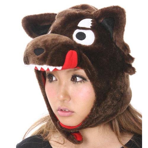 SAZAC Wolf Kigurumi Cap