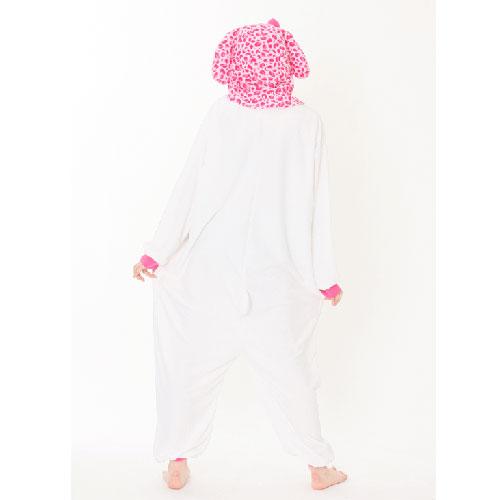 SAZAC My Melody Heart Leopard Pink Kigurumi