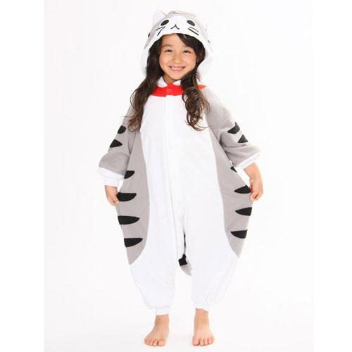 SAZAC Tabby Cat Kigurumi for Kids