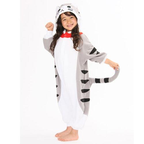 SAZAC Tabby Cat Kigurumi for Kids