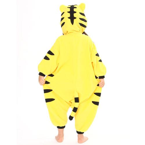 SAZAC Yellow Tiger Kigurumi for Kids