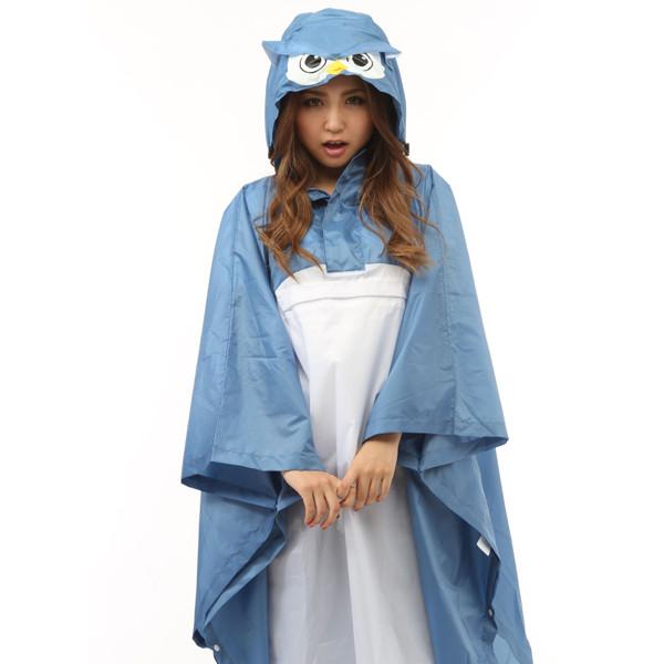 SAZAC Owl Rain Poncho