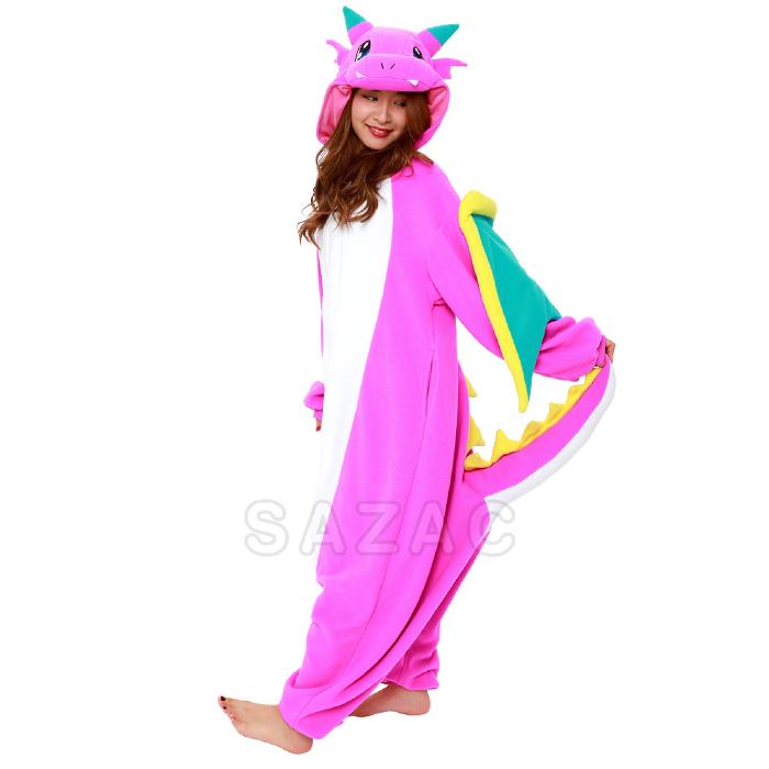 Sazac Pink Dragon Kigurumi