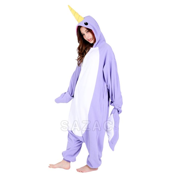 Sazac Purple Narwhal Kigurumi